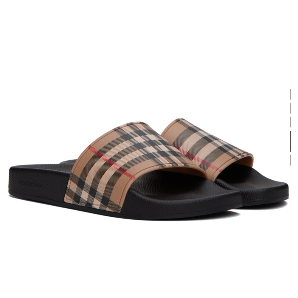 Burberry slides